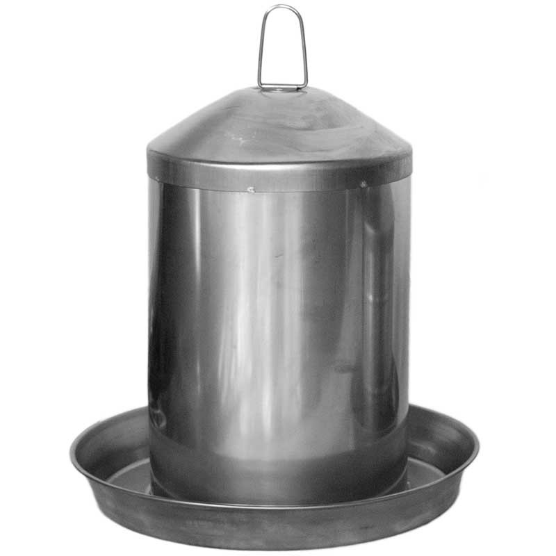 Bebederos para Aves en Acero Inoxidable 13 litros