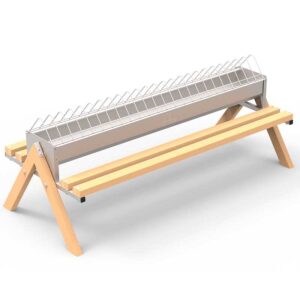 Comedero Corral para Gallinas con patas 120 cm