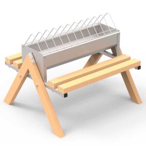 Comedero Corral para Gallinas con patas 60 cm