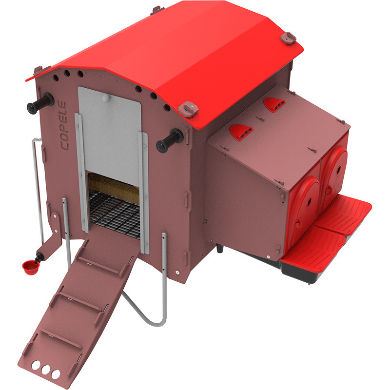 Gallinero móvil Red Roof mediano