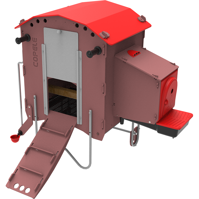 Gallinero móvil Red Roof pequeño