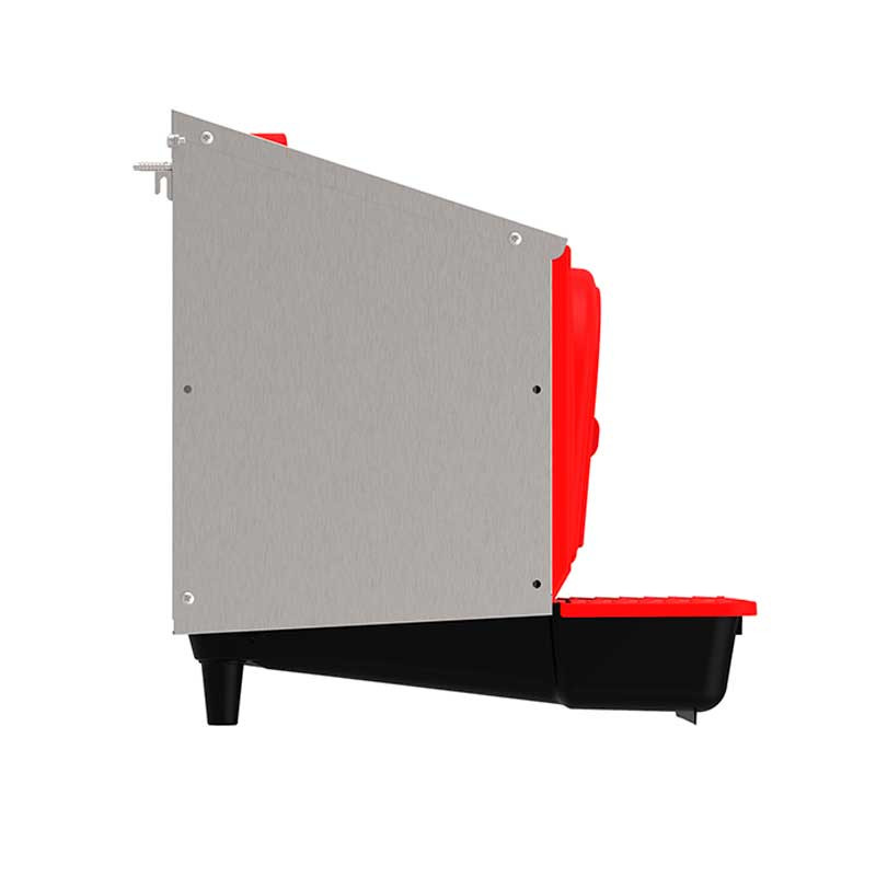 Ponedero interior metálico "Platinum" 2 departamento - Imagen 3