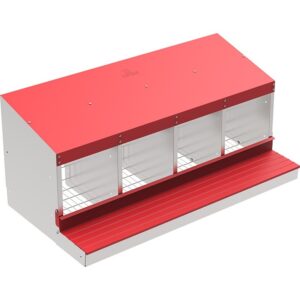 Ponedero para Gallinas 4 departamentos
