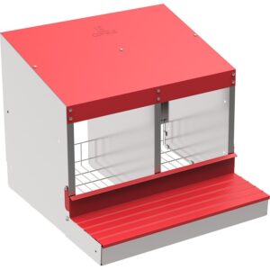 Ponedero para Gallinas 2 departamentos