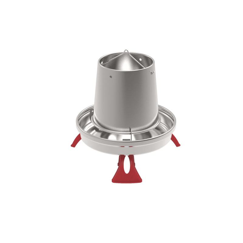 Tolvas metálicas para Gallinas "Eco"9 litros con patas